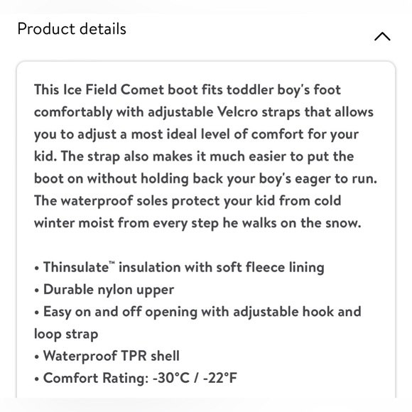 Ice fields | waterproof black winter boots | size 6 - Picture 12 of 12